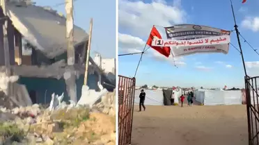 Gazze'de 'Kardeşlik Çadır Kampı'na saldırı: Yaralılar var