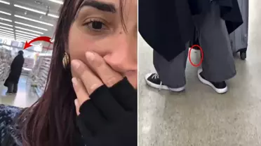 Girdiği markette kabusu yaşadı: Valizin altından kan damlıyor