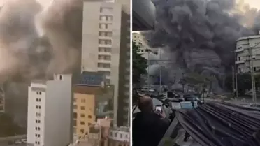 İsrail'den Lübnan'da yeni katliam! Sivillerin yaşadığı binalar vuruldu