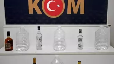 Kırşehir'de Kaçak Alkol Operasyonu