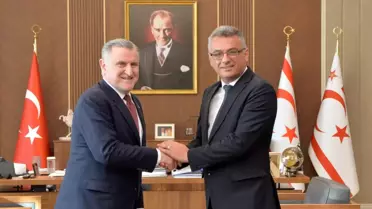 Cumhurbaşkanı Erhürman Bakan Bak'ı Kabul Etti