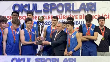 Okul Sporları Basketbol Gençler Türkiye Birinciliği finali İstanbul'da oynandı