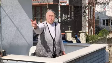 Keşan'da Parkta Lastik Yakıldı