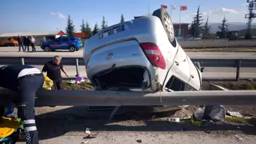 Samsun-Ankara Karayolunda Kaza: 3 Yaralı
