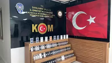 Şanlıurfa'da 4.25 Milyon Liralık Kaçak Telefon Ele Geçirildi