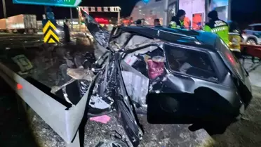 Bolu'da Kaza: İki Kişi Ağır Yaralı