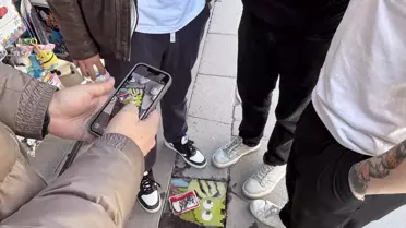 Ankara'da Sokak Sanatçıdan Renkli Dokunuş