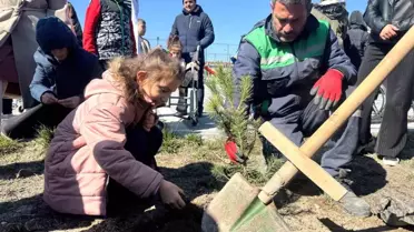 Kayseri Büyükşehir'den özel çocuklarla anlamlı ağaç dikim etkinliği