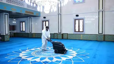 Kestel'de camiler Ramazan Bayramı'na hazırlanıyor