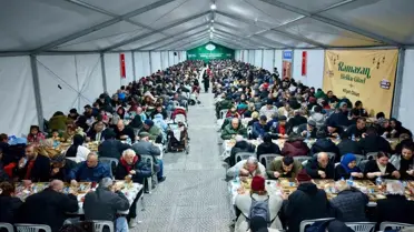 Samsun'da her gün 15 bin kişilik iftar sofrası kuruluyor