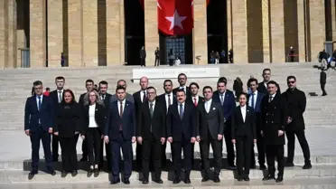 Tarihi Alan Başkanlığı heyetinden Anıtkabir ziyareti