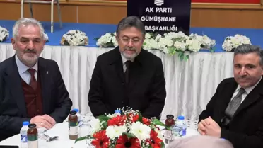 Tarım ve Orman Bakanı Yumaklı, Gümüşhane'de İftar Programında Terörsüz Türkiye Vurgusu Yaptı