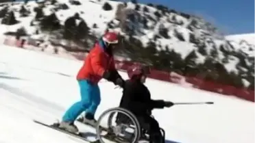 Ayşe Yalçın'dan Kar Üzerinde Kahramanlık