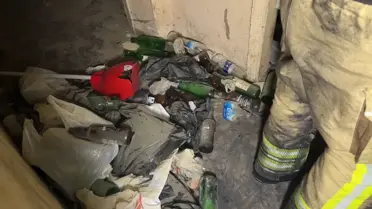Avcılar'da Çöp Evde Yangın Paniği