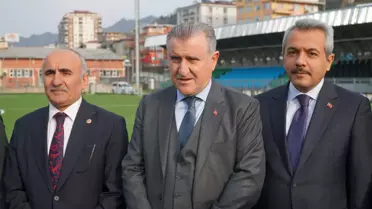 Bakan Bak Rize'de Spor Yatırımlarını İnceledi