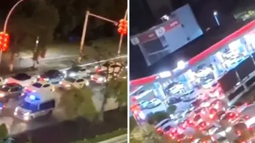 Çin'de zam öncesi benzin istasyonlarında uzun kuyruklar oluştu