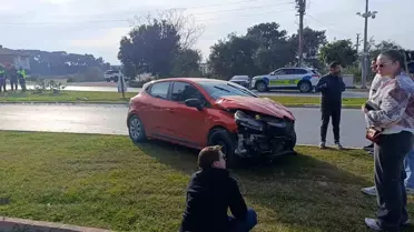 Manavgat'ta Trafik Kazası: 2 Yaralı