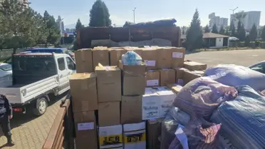 Turgutlu'da Kaçak Tütün Operasyonu