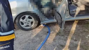 Park halindeki otomobilde ölü bulundu