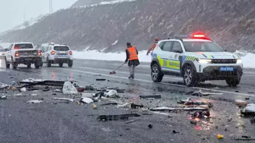 Bitlis'te Tır-Otomobil Kazasında Çift Hayatını Kaybetti