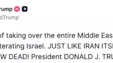 Trump: İran'ın Planları Artık Öldü