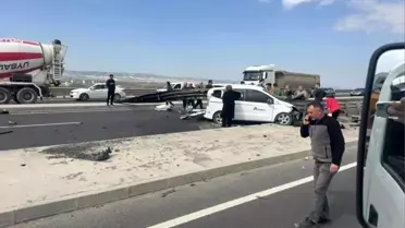 Ankara'da Hafif Ticari Araç Kazası