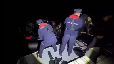 Çeşme'de 34 Düzensiz Göçmen Yakalandı
