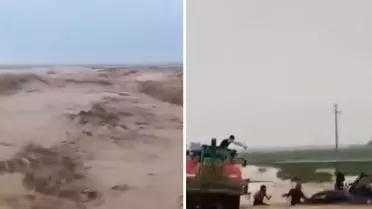 Görüntüler korkunç! Mardin'i sel vurdu