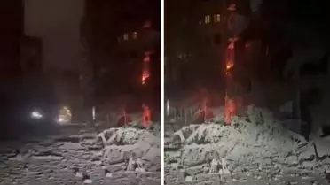 İsrail, Lübnan'da Başbakanlık binasının hemen yanını vurdu