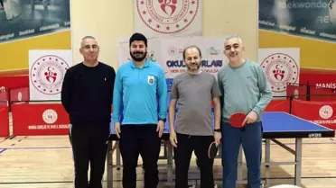 Masa Tenisi Turnuvası'nda Merkezefendi Birinci