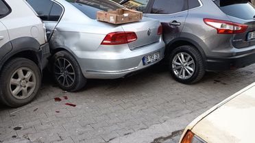 Beypazarı'nda Otopark Kazası