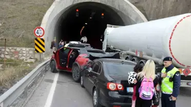 Samsun'da Zincirleme Kaza: 1 Yaralı