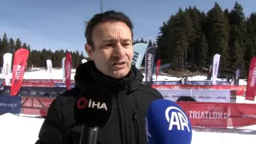 Türkiye'nin İlk Kış Triatlonu Gerede'de Yapıldı