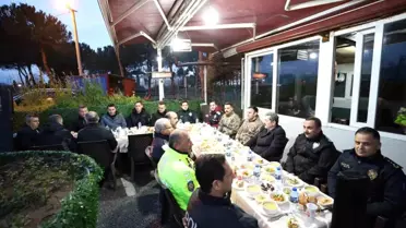 Vali Tavlı ve Emniyet Müdürü'nden Polislere İftar