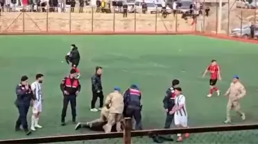 Amatör Lig Maçında Kavga Çıktı