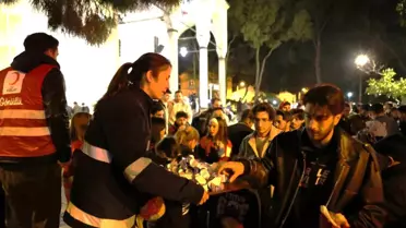 Aydın Büyükşehir'den Kadir Gecesi'nde lokum ikramı