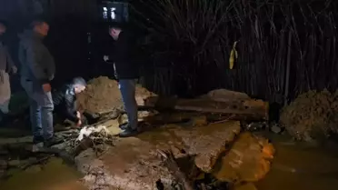 Bingöl'de Sağanak Suları Keçileri Mahsur Etti