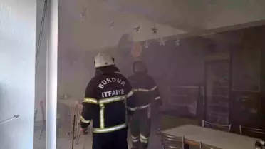 Burdur'da Pide Salonunda Patlama