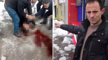 Çatıdan üzerine kar ve buz kütlesi düşen kişi ağır yaralandı