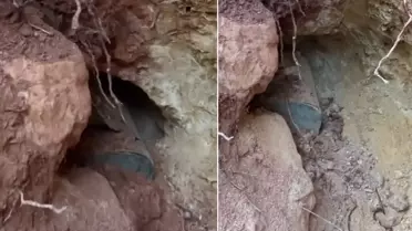 Define kazısı Yaptı, çıkanı görünce sevinçten havaya uçtu