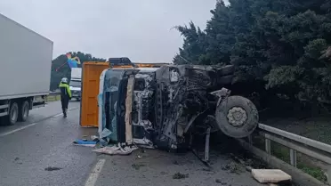 Samsun'da Kamyon Kazası