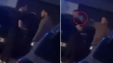 Kavga sırasında atılan sert tokat şahsı yerden yere vurdu