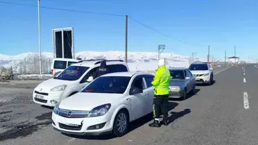 Patnos'ta Bayram Öncesi Trafik Denetimi