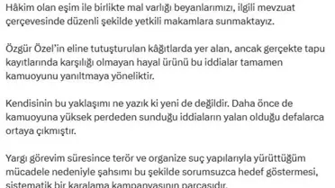 Bakan Gürlek, Özgür Özel'e İftira Davası Açacak