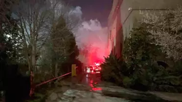 Çerkezköy'de Fabrika Yangını Kontrole Alındı