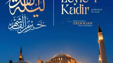 Erdoğan'dan Kadir Gecesi Mesajı