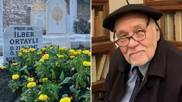 İlber Ortaylı'nın kabrine ana vatan toprağı döküldü