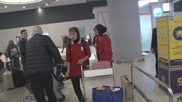 İran Kadın Futbol Takımı İstanbul'a Geldi