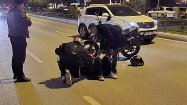 Eskişehir'de Motosiklet Kazası