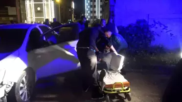 Antalya'da Kontrolden Çıkan Araç Kaza Yaptı